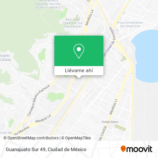 Mapa de Guanajuato Sur 49