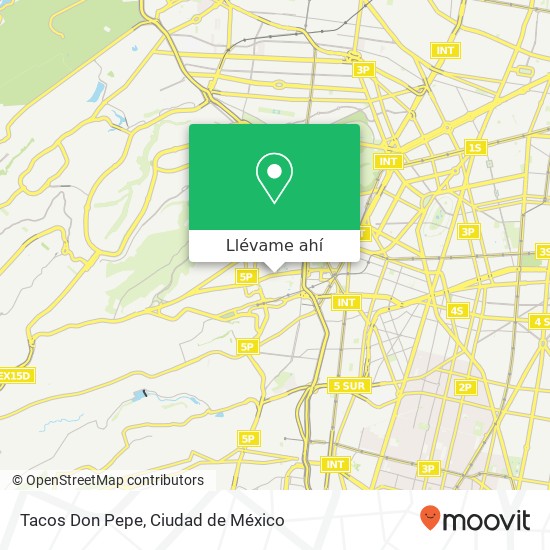 Mapa de Tacos Don Pepe