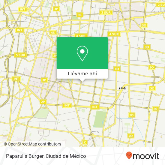 Mapa de Paparulls Burger