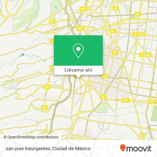 Mapa de san jose insurgentes