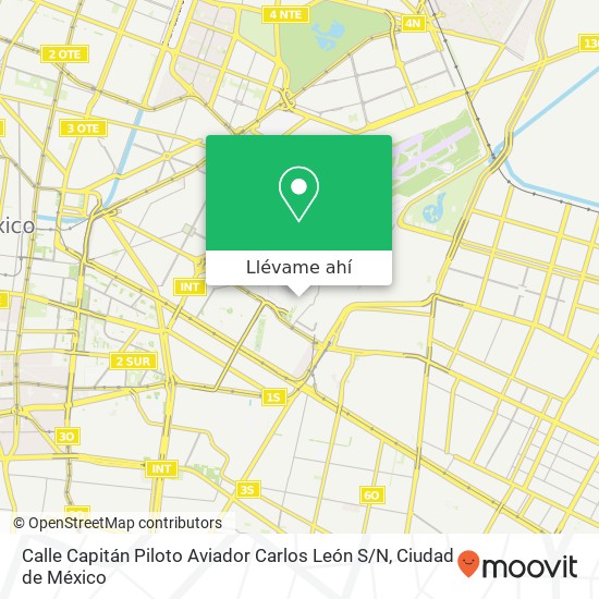 Mapa de Calle Capitán Piloto Aviador Carlos León S / N