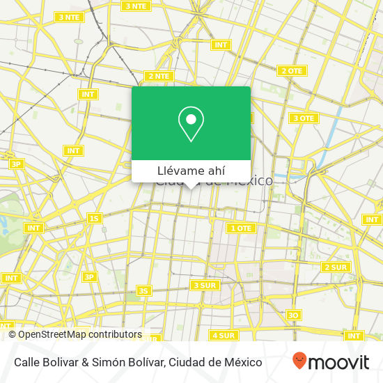 Mapa de Calle Bolivar & Simón Bolívar
