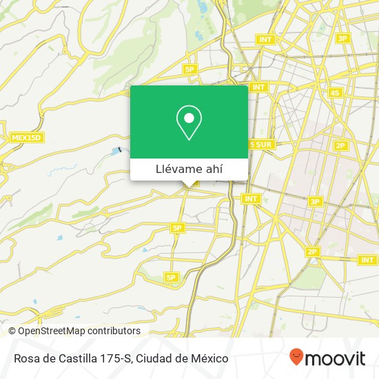 Mapa de Rosa de Castilla 175-S