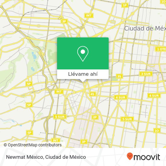 Mapa de Newmat México