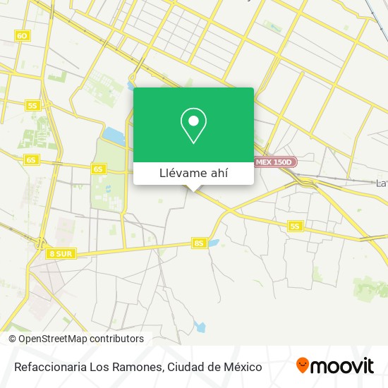 Mapa de Refaccionaria Los Ramones