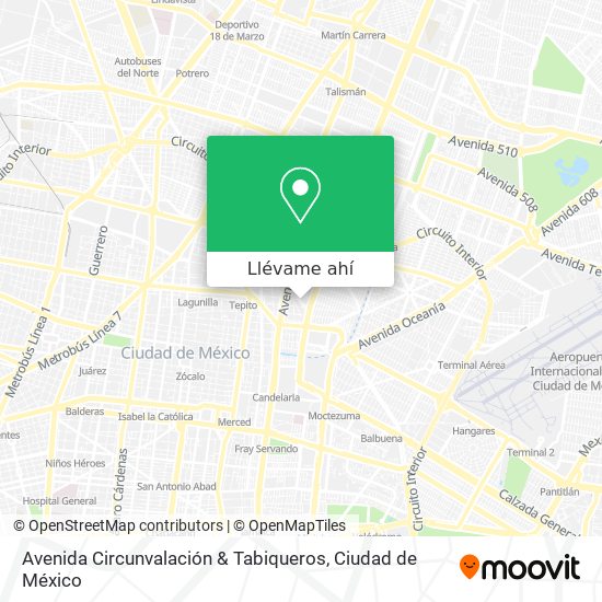 Mapa de Avenida Circunvalación & Tabiqueros