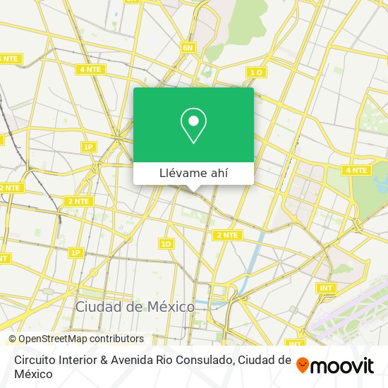 Mapa de Circuito Interior & Avenida Rio Consulado