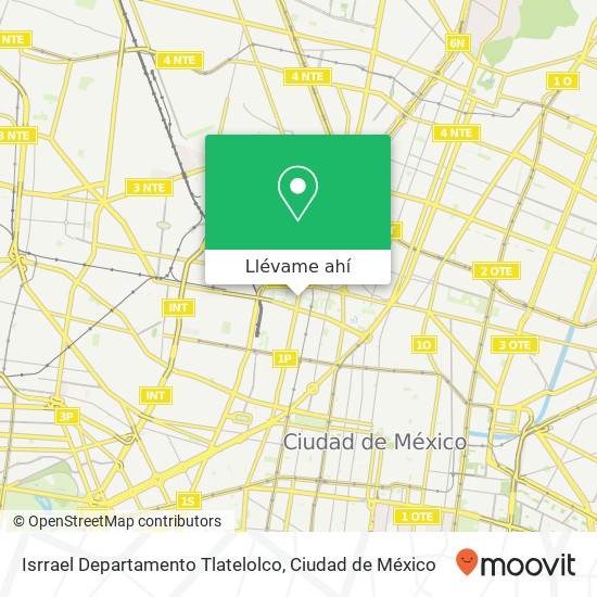 Mapa de Isrrael Departamento Tlatelolco