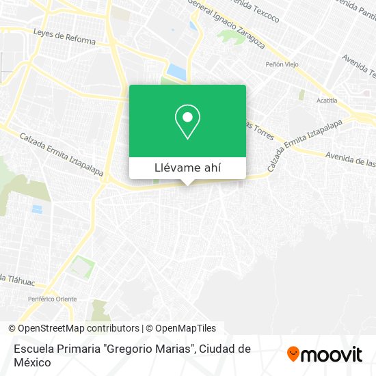 Mapa de Escuela Primaria "Gregorio Marias"