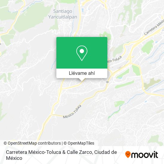 Mapa de Carretera México-Toluca & Calle Zarco