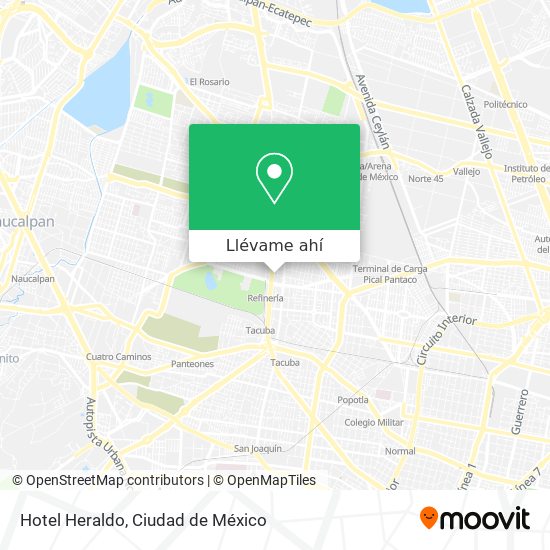 Mapa de Hotel Heraldo