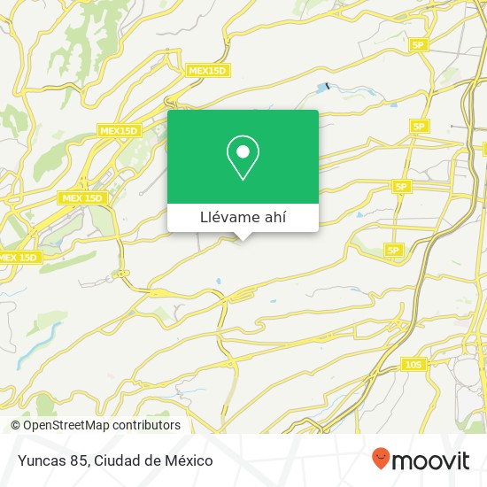 Mapa de Yuncas 85