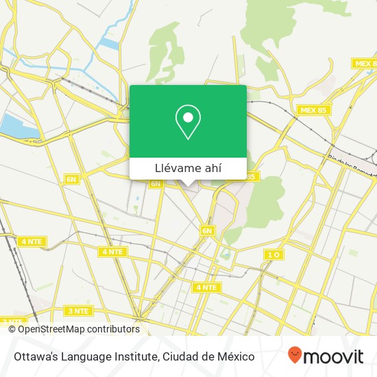 Mapa de Ottawa's Language Institute