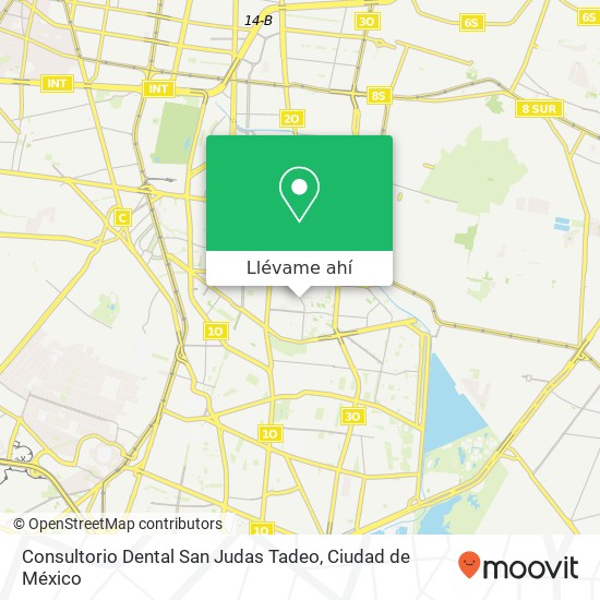 Mapa de Consultorio Dental San Judas Tadeo