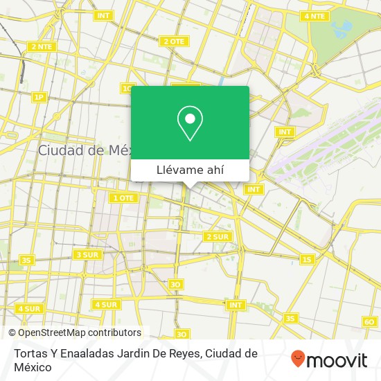 Mapa de Tortas Y Enaaladas Jardin De Reyes