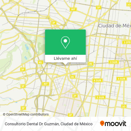 Mapa de Consultorio Dental Dr Guzmán