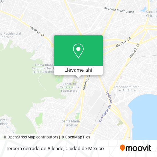 Cómo llegar a Tercera cerrada de Allende en Coacalco De Berriozábal en  Autobús o Tren?