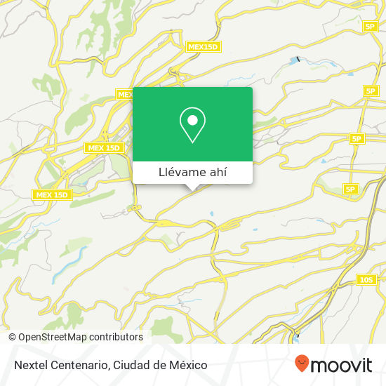 Mapa de Nextel Centenario