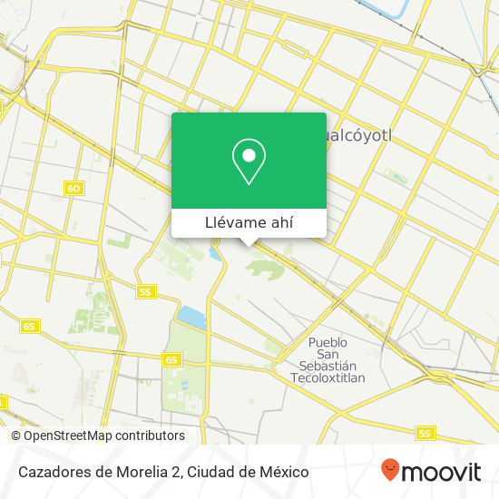 Mapa de Cazadores de Morelia 2