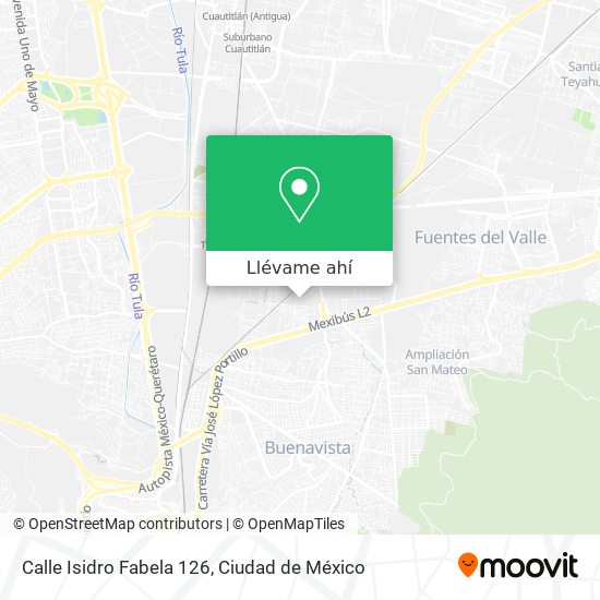 Mapa de Calle Isidro Fabela 126