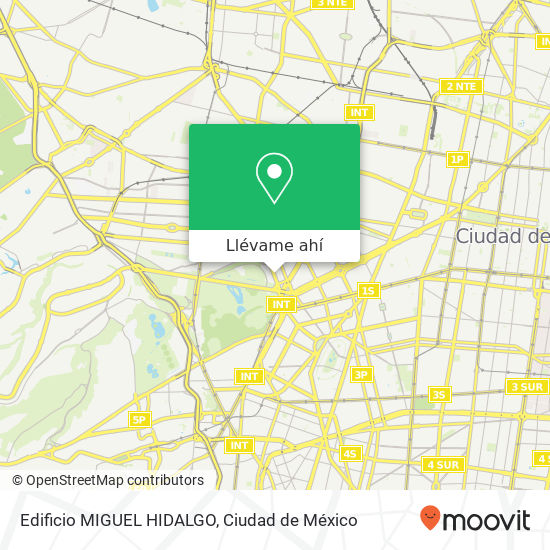 Mapa de Edificio MIGUEL HIDALGO