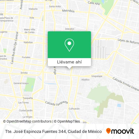 Mapa de Tte. José Espinoza Fuentes 344