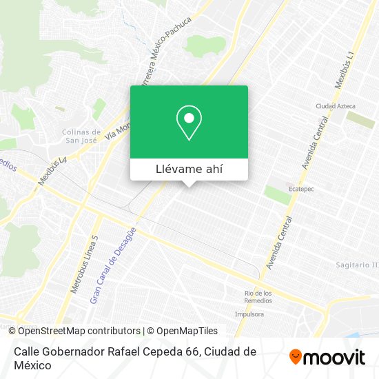 Mapa de Calle Gobernador Rafael Cepeda 66