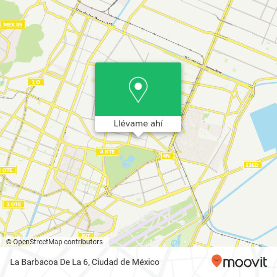 Mapa de La Barbacoa De La 6
