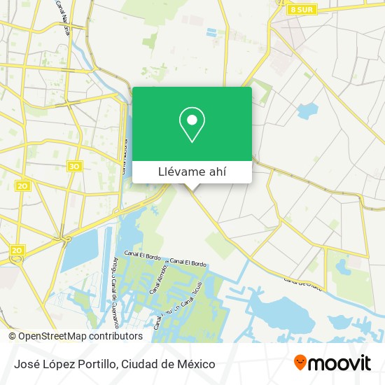 Mapa de José López Portillo