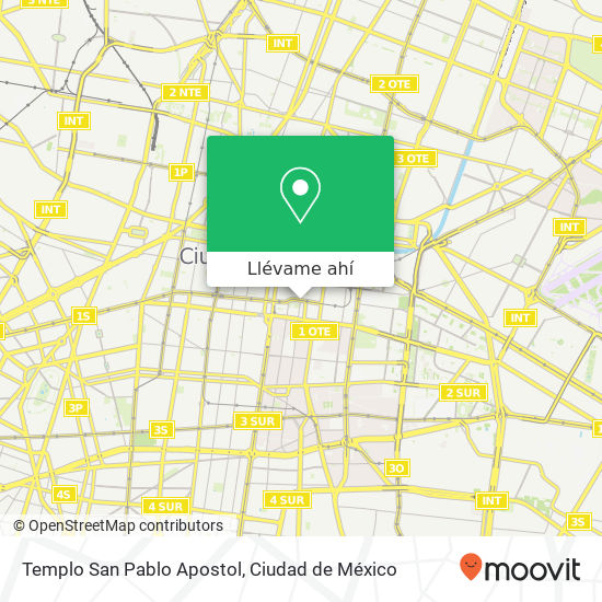 Mapa de Templo San Pablo Apostol