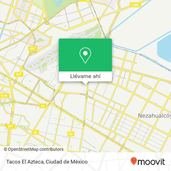 Mapa de Tacos El Azteca
