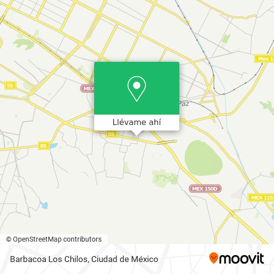 Mapa de Barbacoa Los Chilos