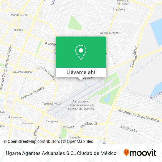 Mapa de Ugarte Agentes Aduanales S.C.