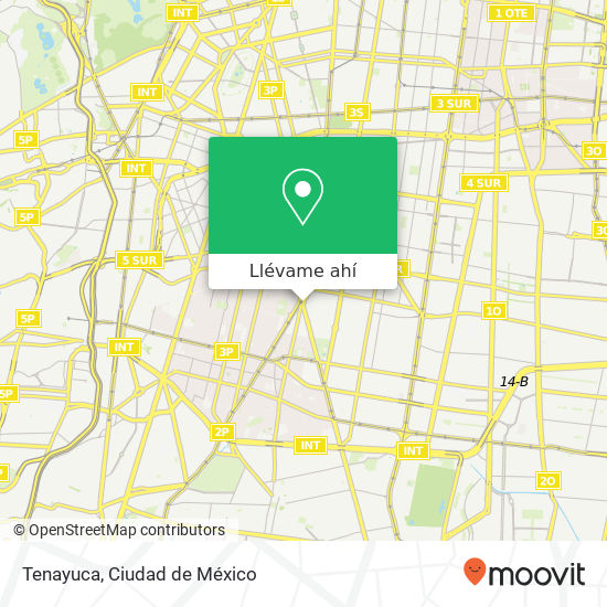Mapa de Tenayuca