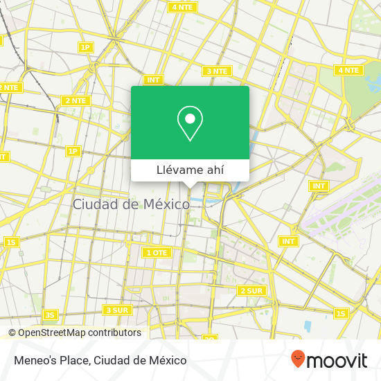 Mapa de Meneo's Place