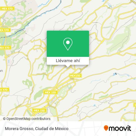 Mapa de Morera Grosso