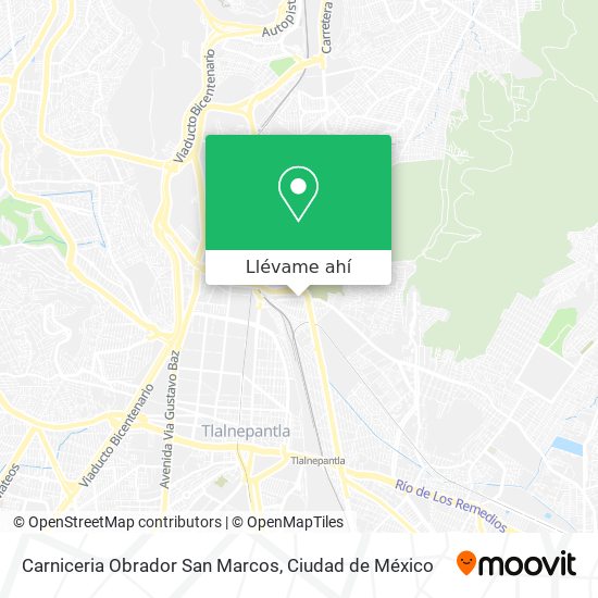 Mapa de Carniceria Obrador San Marcos