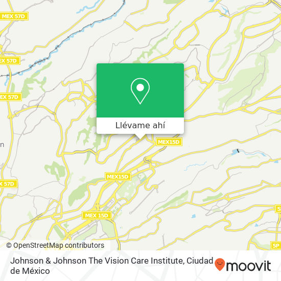 Mapa de Johnson & Johnson The Vision Care Institute