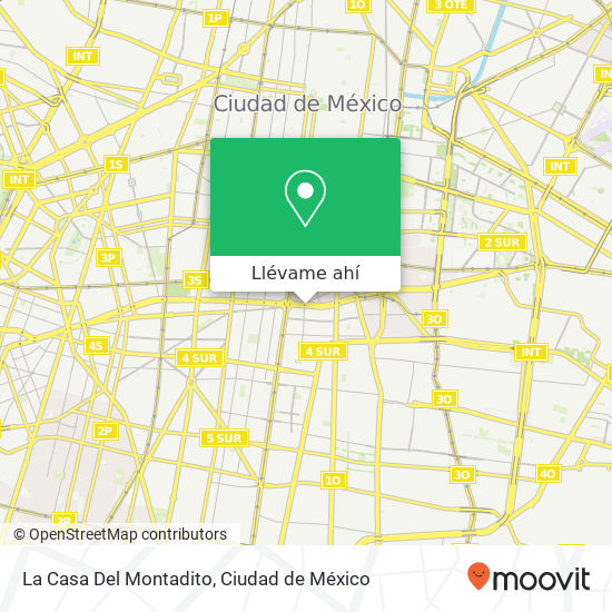 Mapa de La Casa Del Montadito