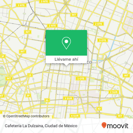 Mapa de Cafetería La Dulzaina