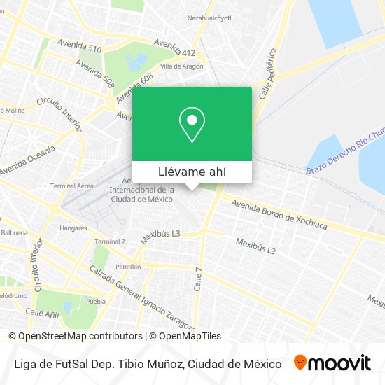 Mapa de Liga de FutSal Dep. Tibio Muñoz