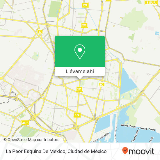 Mapa de La Peor Esquina De Mexico