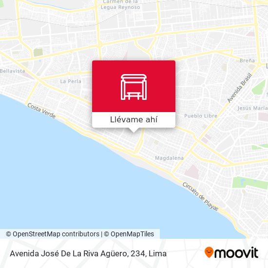 Mapa de Avenida José De La Riva Agüero, 234