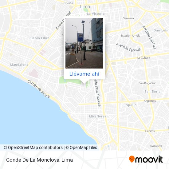 Mapa de Conde De La Monclova