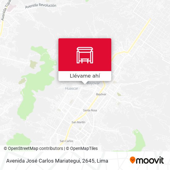Mapa de Avenida José Carlos Mariategui, 2645