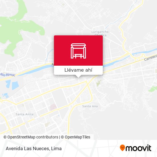 Mapa de Avenida Las Nueces