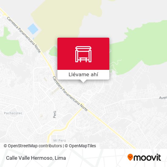 Mapa de Calle Valle Hermoso