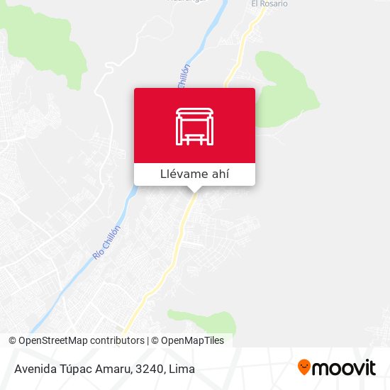 Mapa de Avenida Túpac Amaru, 3240