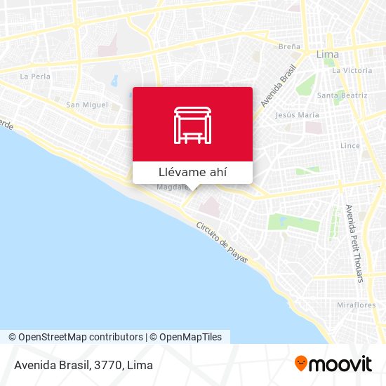 Mapa de Avenida Brasil, 3770
