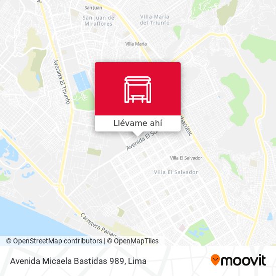Mapa de Avenida Micaela Bastidas 989
